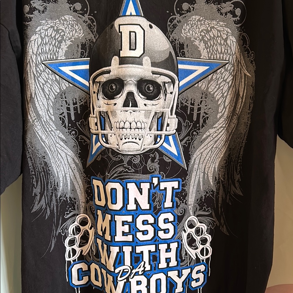 Dallas Cowboys Black Graphic Men's Shirt